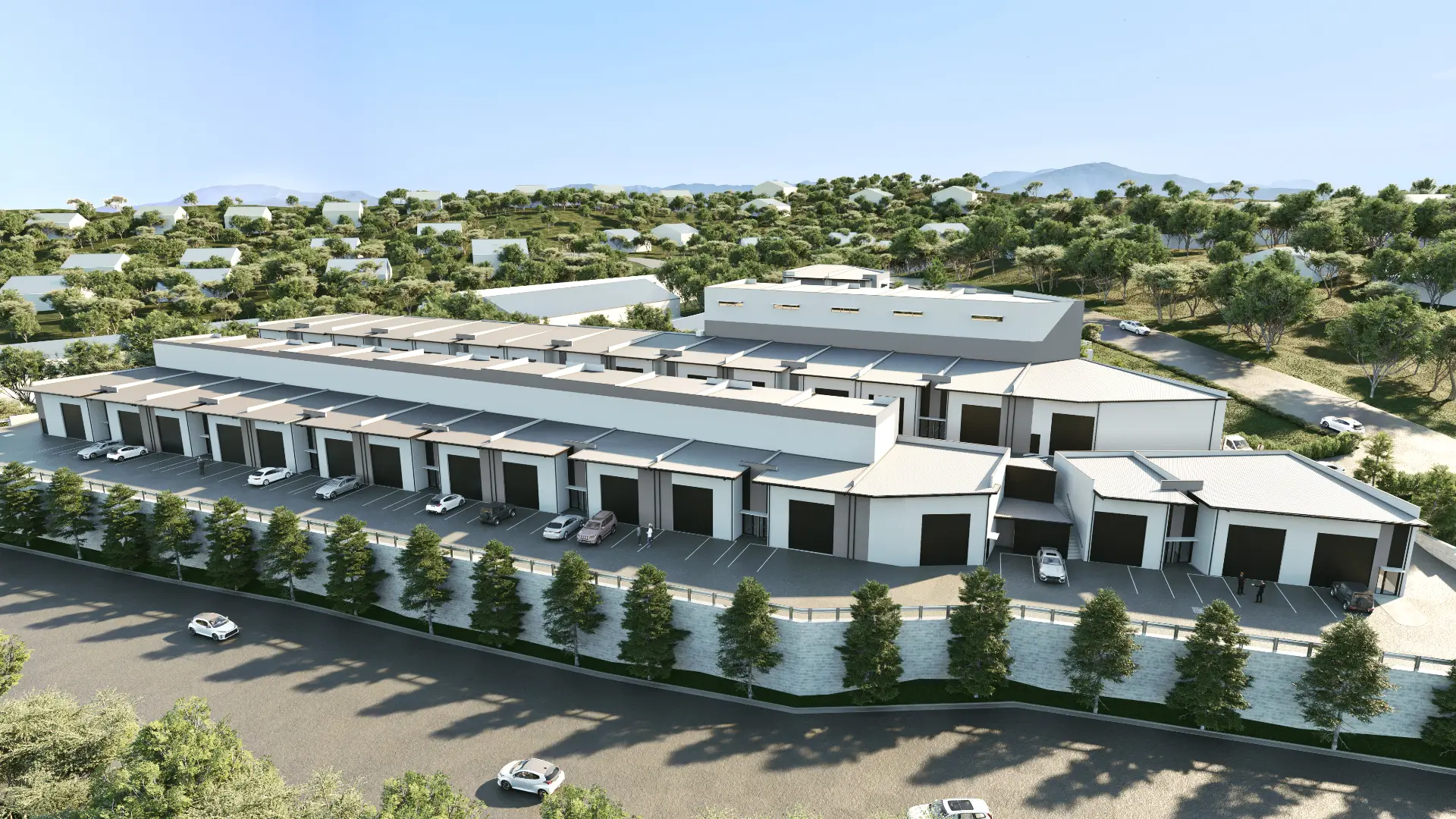 Industrial District — Commercial architectural visualization